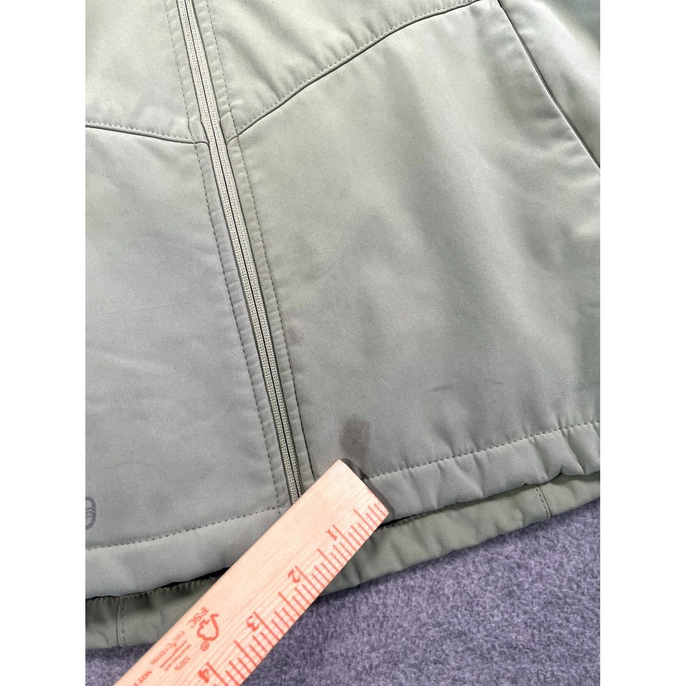 Free Country Softshell Jacket Womens Green Hooded Long Sleeve Casual Outdoor - Picture 4 of 12